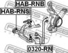 FEBEST HAB-RNB Control Arm-/Trailing Arm Bush